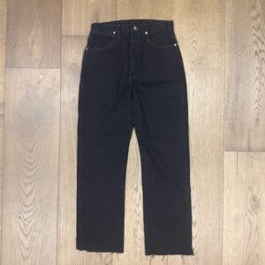 Vintage Wrangler Black Cowboy Cut Jeans